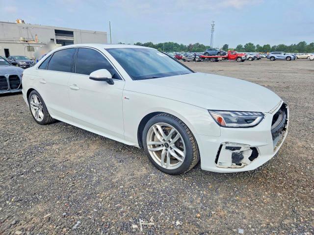 2022 Audi A4 VIN WAUEAAF4XNN007418 COPART salvage auction — FRONT END, VA - CERT OF TITLE - SALVAGE, sold $13,700 on 2026-09-09 (photo 4)