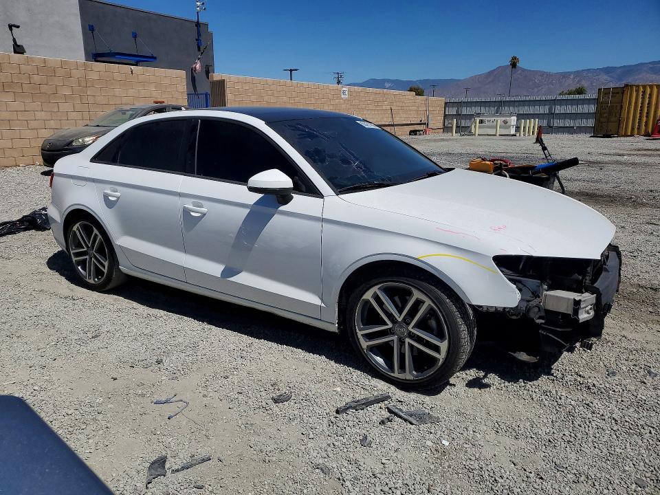 2017 Audi A3 VIN WAUAUGFF0H1035475 COPART salvage auction — FRONT END, Ca - Salvage Certificate, sold $1,350 on 2026-07-22 (photo 4)