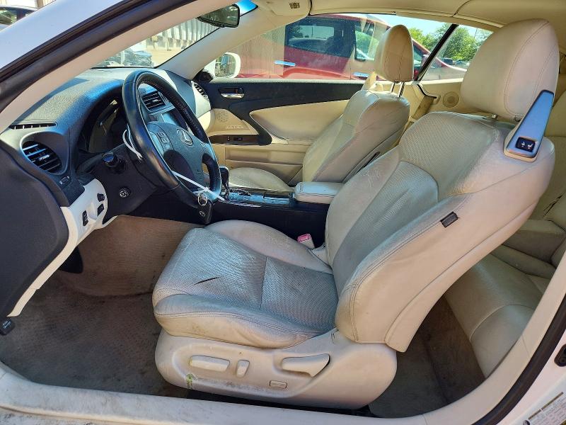 2010 Lexus Is VIN JTHFE2C20A2502936 COPART salvage auction — REAR END, Ky - Cert Of Title-Salvage, sold $625 on 2026-08-03 (photo 7)