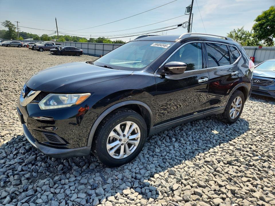 2015 Nissan Rogue VIN KNMAT2MV1FP521175 COPART salvage auction — MINOR DENT/SCRATCHES, NJ - CERTIFICATE OF TITLE, sold $700 on 2026-07-20 (photo 1)