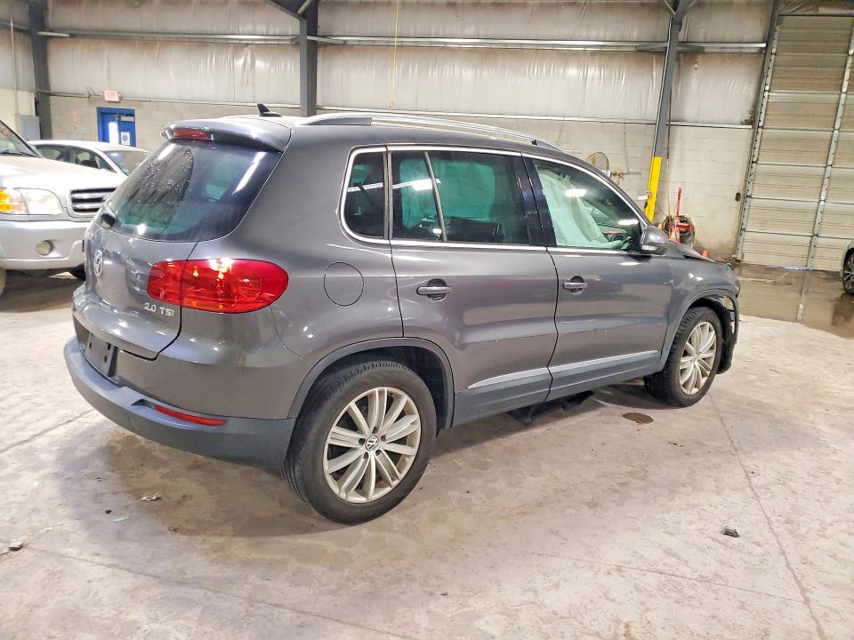 2013 Volkswagen Tiguan VIN WVGAV3AX7DW592613 COPART salvage auction — FRONT END, Salvage Title, sold $15 on 2026-08-10 (photo 3)