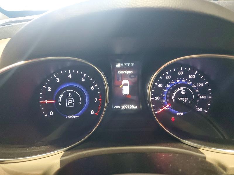 2014 Hyundai Santa fe VIN 5XYZU3LA3EG185650 COPART salvage auction — REAR END, Pa - Certificate Of Salvage, sold $2,200 on 2026-07-16 (photo 9)