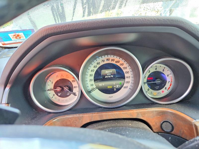 2014 Mercedes-benz E-klasse VIN WDDHF8JB5EA823501 COPART salvage auction — WATER/FLOOD, Nj - Cert Of Title-Salvage Flood, sold $1,800 on 2026-08-12 (photo 9)