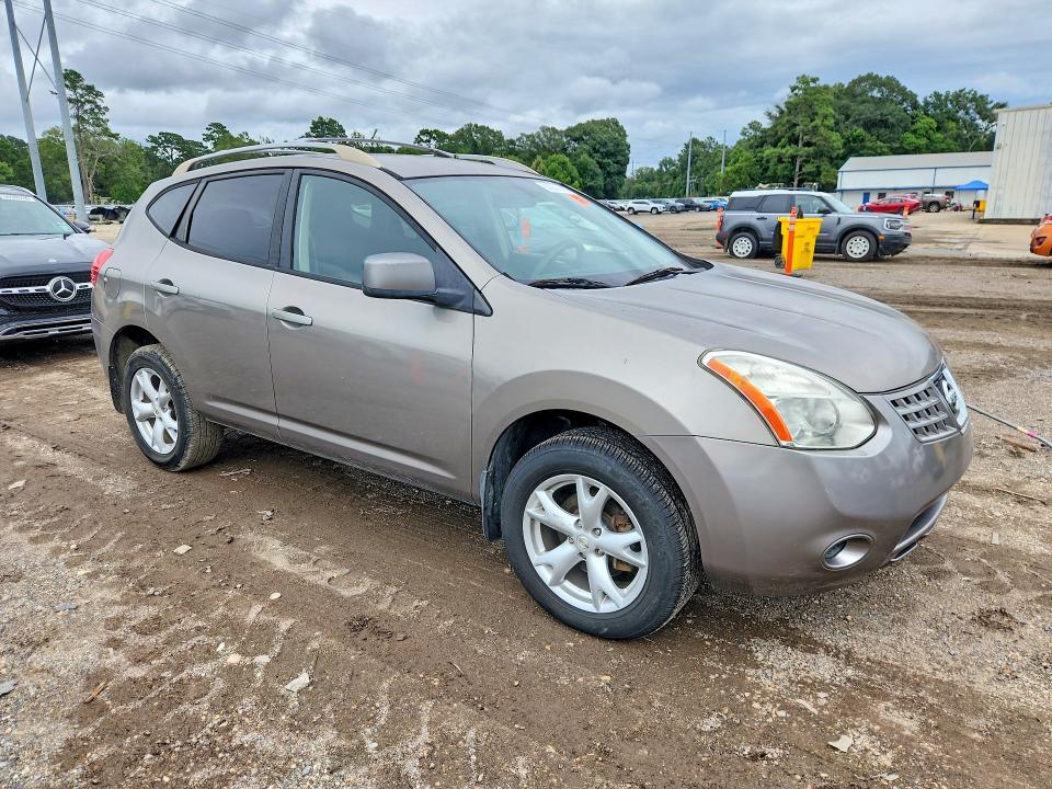 2008 Nissan Rogue sport VIN JN8AS58T78W014887 COPART salvage auction — REAR END, LA - CERT OF TITLE-RECONSTRUCTED (P), sold $750 on 2026-07-24 (photo 4)