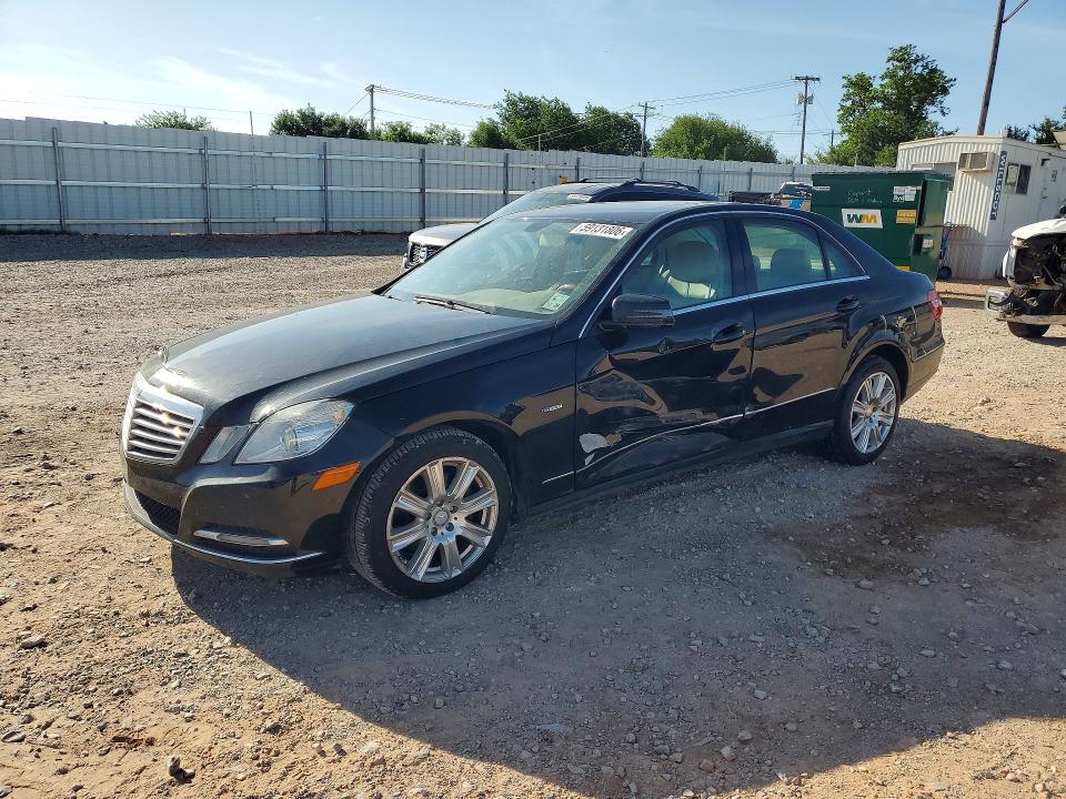 2012 Mercedes-benz E-klasse VIN WDDHF2EB0CA559074 COPART salvage auction — SIDE, Ok - Cert Of Title-Salvage, sold $1,750 on 2026-08-06 (photo 1)