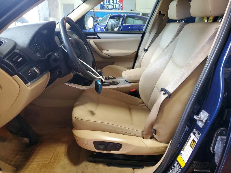 2011 BMW X3 VIN 5UXWX5C53BL713999 COPART salvage auction — FRONT END, NY - MV-907A SALVAGE CERTIFICATE, sold $175 on 2026-07-20 (photo 7)