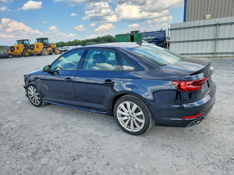 2018 Audi A4 VIN WAUKMAF45JA085648 COPART salvage auction — FRONT END, NC - SALVAGE CERTIFICATE OF TITLE, sold $6,200 on 2026-08-12 (photo 2)