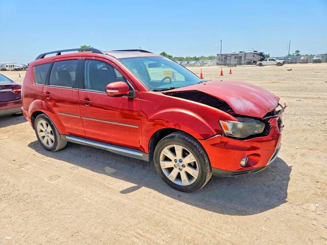 2011 Mitsubishi Outlander VIN JA4AS3AW6BU014445 COPART salvage auction — FRONT END, TX - SALVAGE VEHICLE TITLE (P), sold $30 on 2026-07-29 (photo 4)