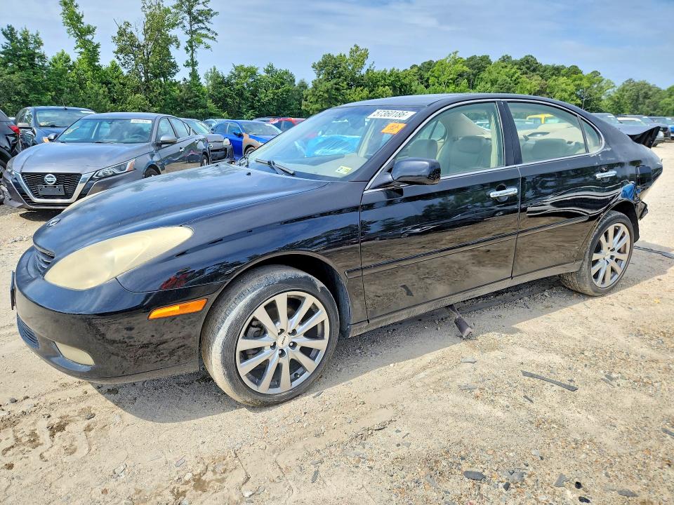 2004 Lexus Es 330 VIN JTHBA30G145001508 COPART salvage auction — REAR END, VA - CERT OF TITLE - SALVAGE, sold $475 on 2026-07-14 (photo 1)