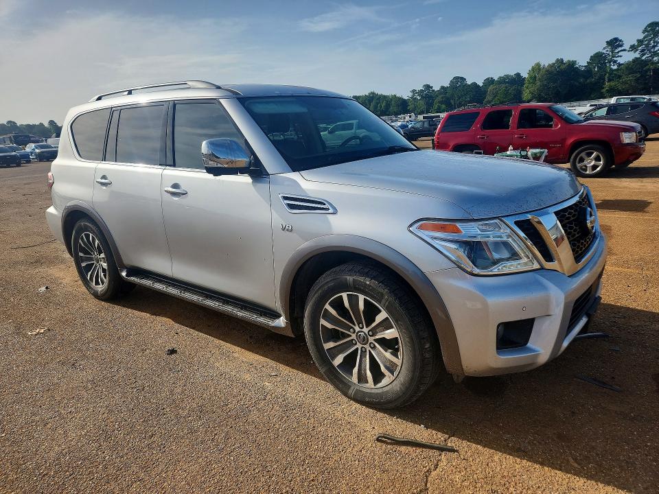2018 Nissan Armada VIN JN8AY2ND0J9056316 COPART salvage auction — MECHANICAL, TX - CERTIFICATE OF TITLE, sold $4,050 on 2026-07-20 (photo 4)