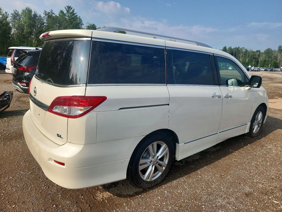 2013 Nissan Quest VIN JN8AE2KP5D9067257 COPART salvage auction — FRONT END, On - Permit No Brand - Unfit, sold $200 on 2026-07-30 (photo 3)