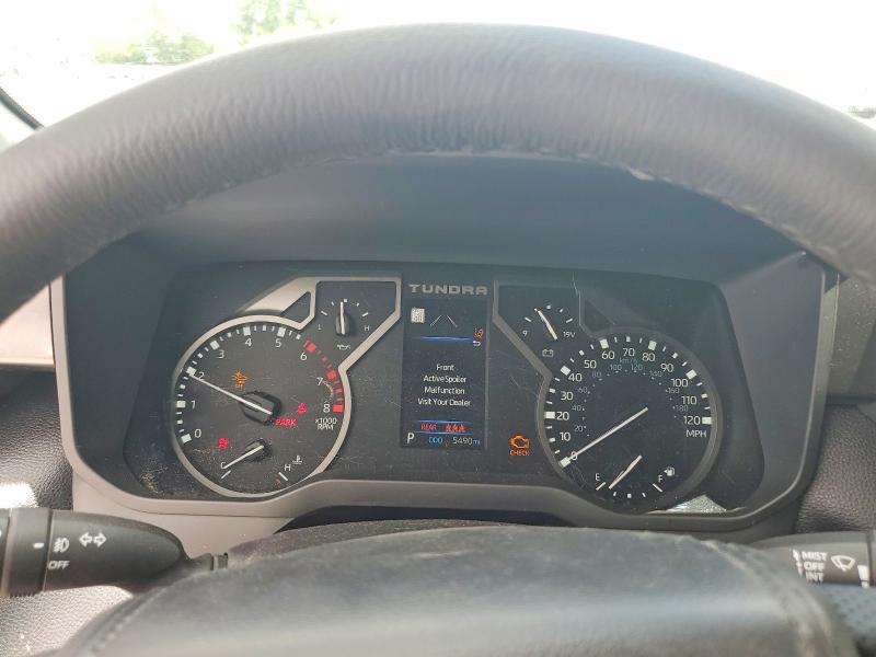 2026 Toyota Tundra VIN 5TFLA5DB3TX341245 COPART salvage auction — FRONT END, Pa - Certificate Of Salvage, sold $18,800 on 2026-07-28 (photo 9)