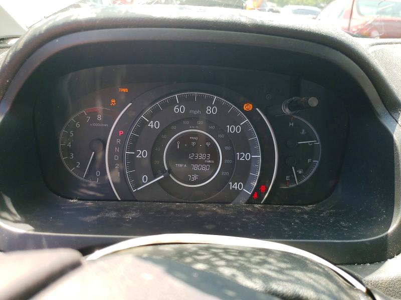 2012 Honda Cr-v VIN JHLRM4H79CC021181 COPART salvage auction — ROOF, Ct - Cert Of Title-Salvage, sold $1,900 on 2026-07-28 (photo 9)