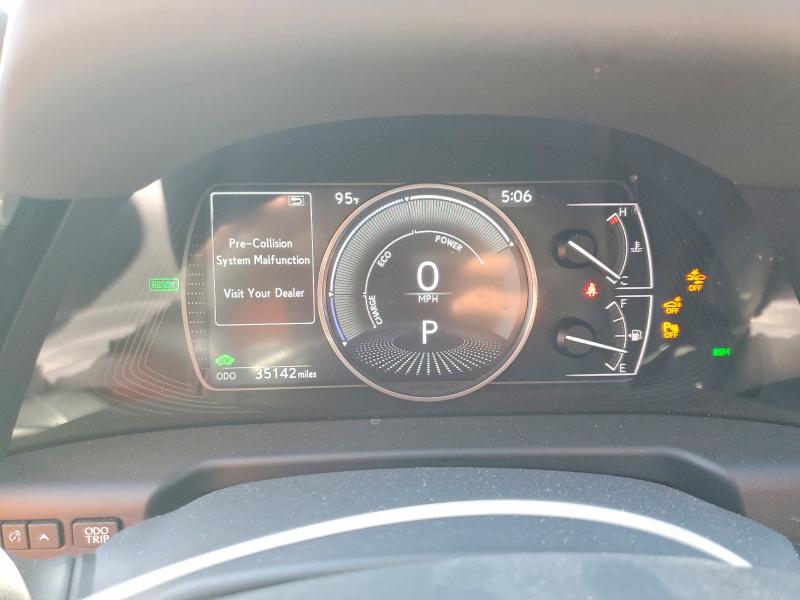 2024 Lexus VIN 58ADA1C19SU068578 COPART salvage auction — FRONT END, Ca - Salvage Certificate, sold $21,100 on 2026-08-31 (photo 9)
