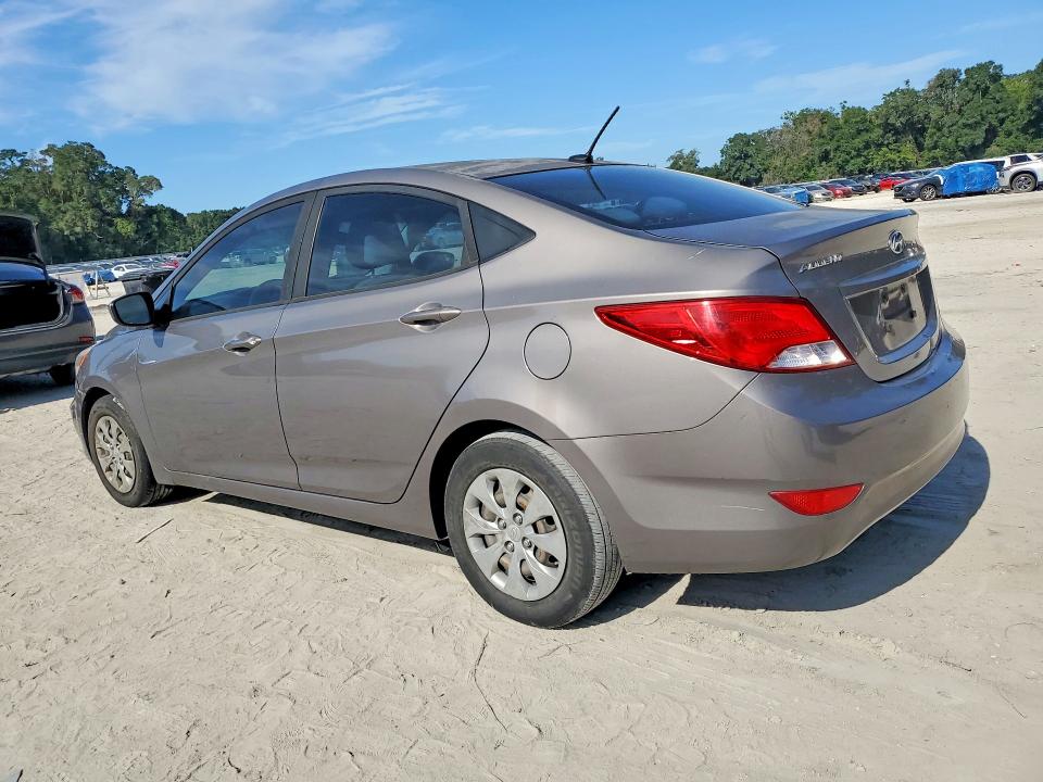 2017 Hyundai Accent VIN KMHCT4AE0HU388949 COPART salvage auction — FRONT END, Ga - Certificate Of Title, sold $1,300 on 2026-07-28 (photo 2)