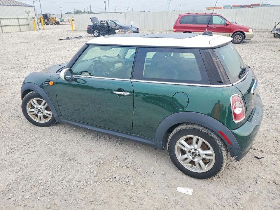2013 Mini Cooper VIN WMWSU3C53DT549666 COPART salvage auction — REAR END, Oh - Certificate Of Title, sold $225 on 2026-07-31 (photo 2)