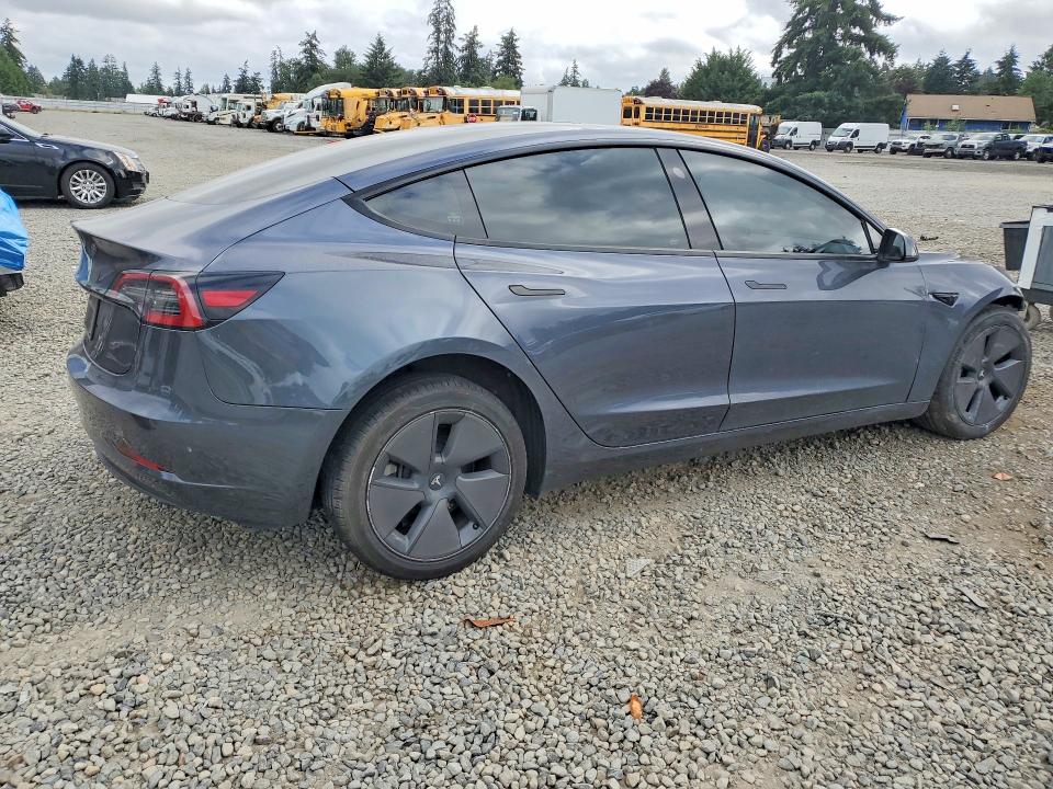 2023 Tesla Model 3 VIN 5YJ3E1EB8PF703517 COPART salvage auction — FRONT END, WA - BILL OF SALE, sold $9,900 on 2026-07-17 (photo 3)