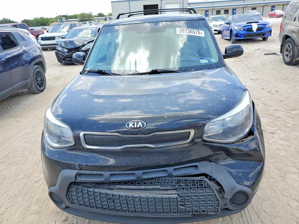 2016 Kia Soul VIN KNDJN2A24G7323325 COPART salvage auction — FRONT END, Tx - Salvage Vehicle Title, sold $875 on 2026-07-23 (photo 5)