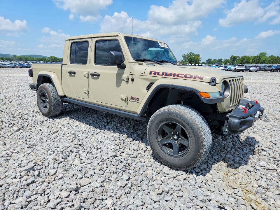 2020 Jeep Gladiator VIN 1C6JJTBG5LL216336 COPART salvage auction — MINOR DENT/SCRATCHES, Tn - Salvage Cert-Water Damage (P), sold $17,000 on 2026-07-27 (photo 4)