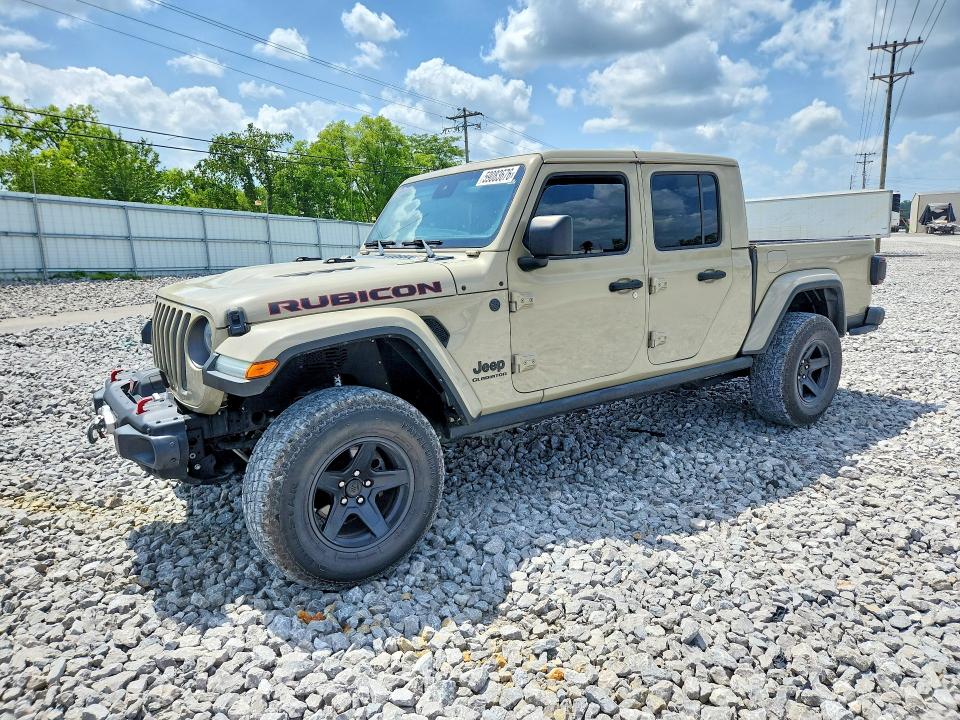 2020 Jeep Gladiator VIN 1C6JJTBG5LL216336 COPART salvage auction — MINOR DENT/SCRATCHES, Tn - Salvage Cert-Water Damage (P), sold $17,000 on 2026-07-27 (photo 1)