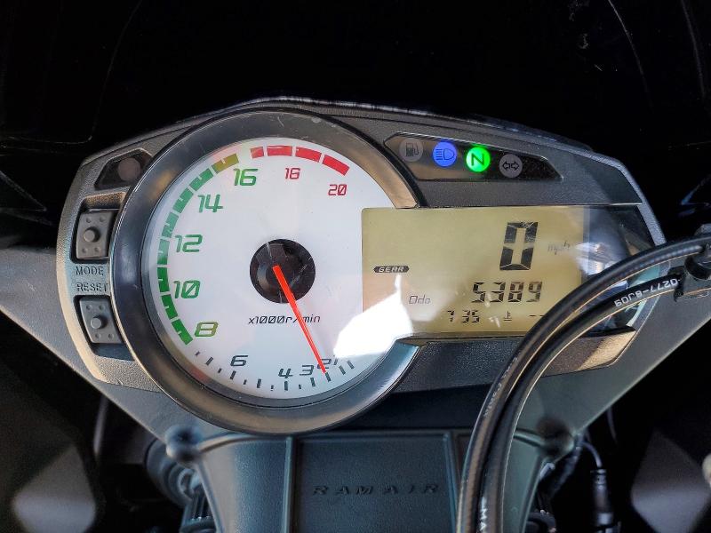 2009 Kawasaki Zx600 VIN JKAZX4R129A002825 COPART salvage auction — SIDE, CA - SALVAGE CERTIFICATE, sold $1,750 on 2026-07-30 (photo 7)