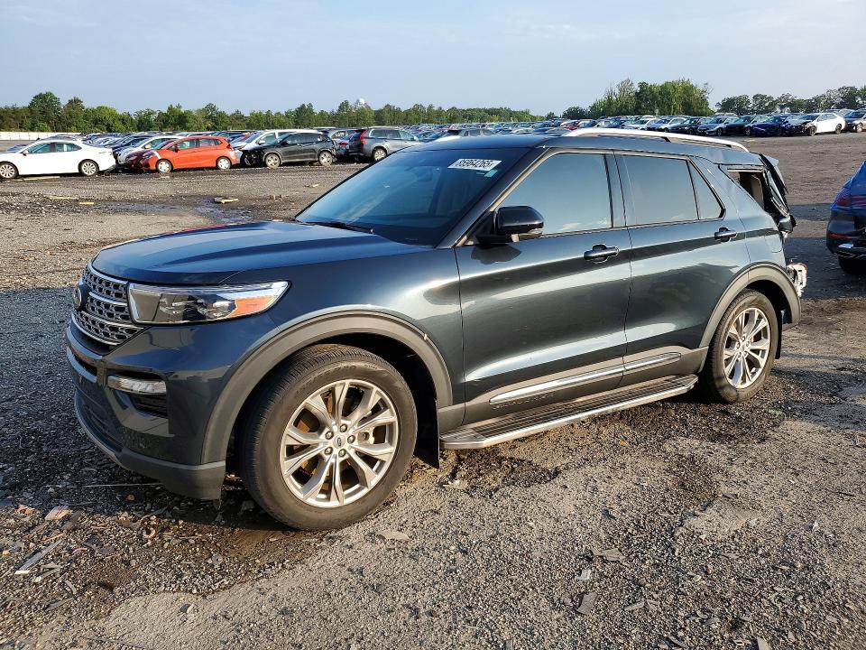 2022 Ford Explorer VIN 1FMSK7FH5NGB45389 COPART salvage auction — REAR END, Va - Cert Of Title - Salvage, sold $7,600 on 2026-07-29 (photo 1)