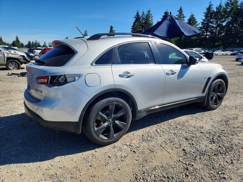 2016 Infiniti Qx70 VIN JN8CS1MW9GM752332 COPART salvage auction — REAR END, Id - Cert Of Title -Rebuilt Salvage, sold $2,950 on 2026-07-17 (photo 3)