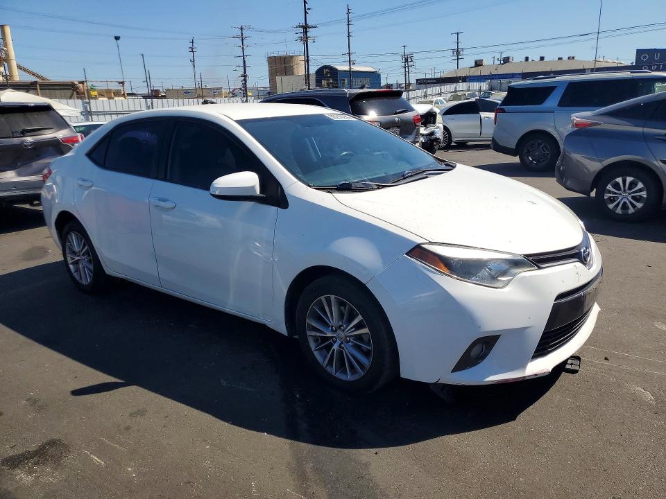 2015 Toyota Corolla VIN 5YFBURHE0FP309161 COPART salvage auction — SIDE, CA - SALVAGE CERTIFICATE, sold $2,750 on 2026-07-29 (photo 4)