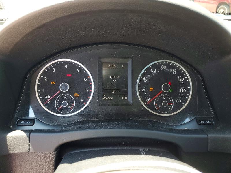 2017 Volkswagen Tiguan VIN WVGSV7AX2HK007381 COPART salvage auction — FRONT END, Ma - Cert Of Title-Salvage, sold $2,000 on 2026-08-12 (photo 9)