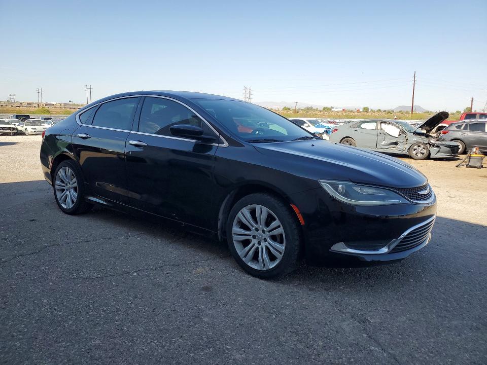 2015 Chrysler 200 VIN 1C3CCCABXFN533575 COPART salvage auction — MINOR DENT/SCRATCHES, AZ - CERTIFICATE OF TITLE, sold $425 on 2026-07-24 (photo 4)