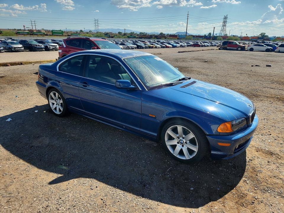 2001 BMW 3er VIN WBABN33441JW59217 COPART salvage auction — FRONT END, Az - Cert Of Title - Salvage, sold $1,650 on 2026-08-07 (photo 4)