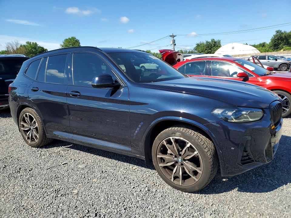 2022 BMW X3 VIN 5UX53DP05N9K76329 COPART salvage auction — REAR END, Nj - Cert Of Title-Salvage, sold $20,600 on 2026-07-31 (photo 4)