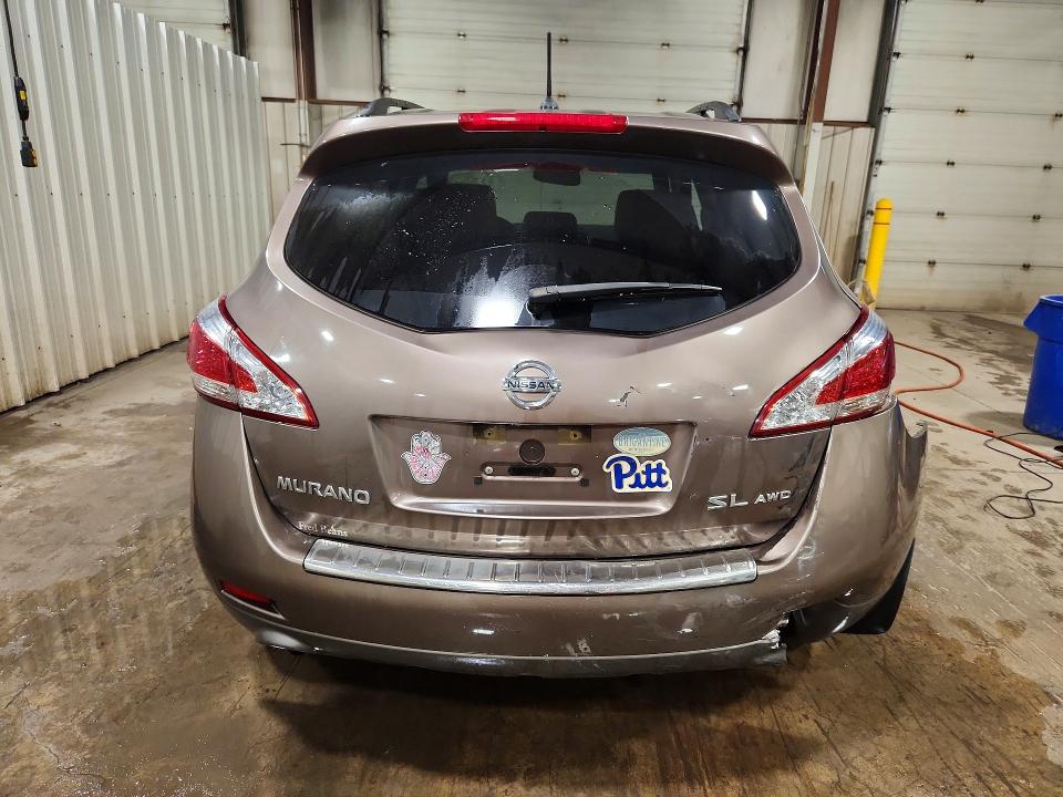 2012 Nissan VIN JN8AZ1MW2CW229476 COPART salvage auction — REAR END, Pa - Certificate Of Salvage, sold $650 on 2026-07-17 (photo 6)