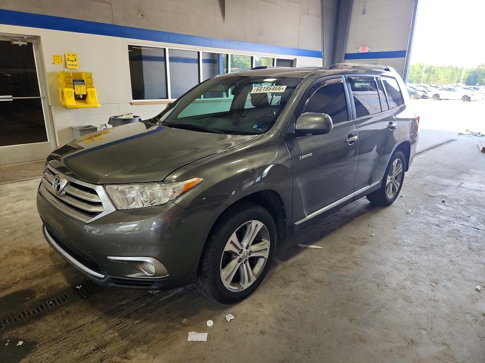 2011 Toyota Highlander VIN 5TDYK3EH6BS049362 COPART salvage auction — FRONT END, Va - Cert Of Title - Salvage, sold $300 on 2026-07-24 (photo 1)