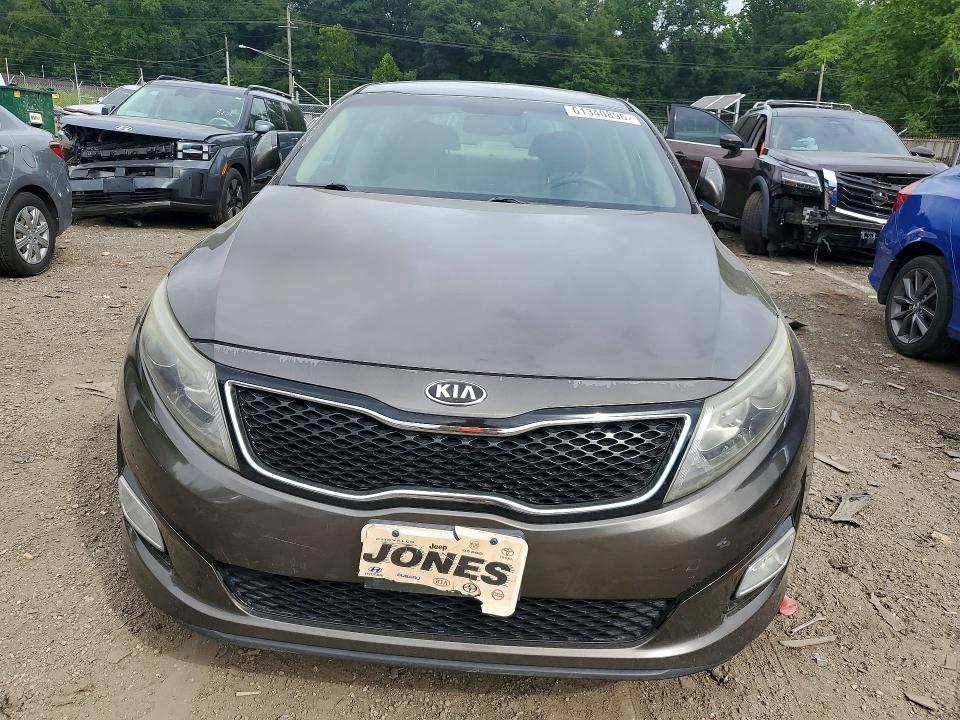 2015 Kia Optima VIN 5XXGM4A72FG385185 COPART salvage auction — REAR END, Md - Cert Of Salvage > 75% Damage, sold $550 on 2026-07-28 (photo 5)