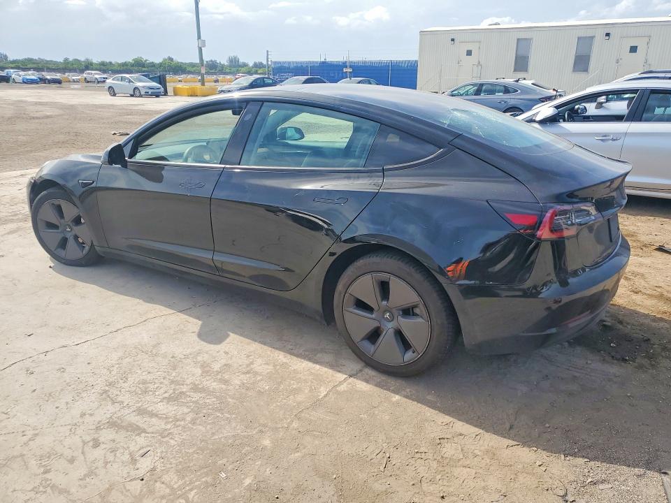 2023 Tesla Model 3 VIN 5YJ3E1EA0PF456887 COPART salvage auction — FRONT END, FL - CERTIFICATE OF TITLE, sold $4,650 on 2026-07-27 (photo 2)