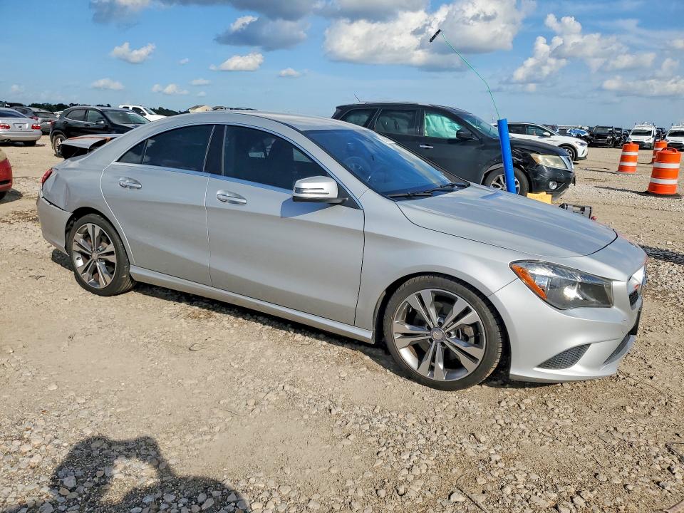 2015 Mercedes-benz Cla-klasse VIN WDDSJ4EB6FN193201 COPART salvage auction — REAR END, TX - SALVAGE VEHICLE TITLE (P), sold $2,550 on 2026-08-06 (photo 4)