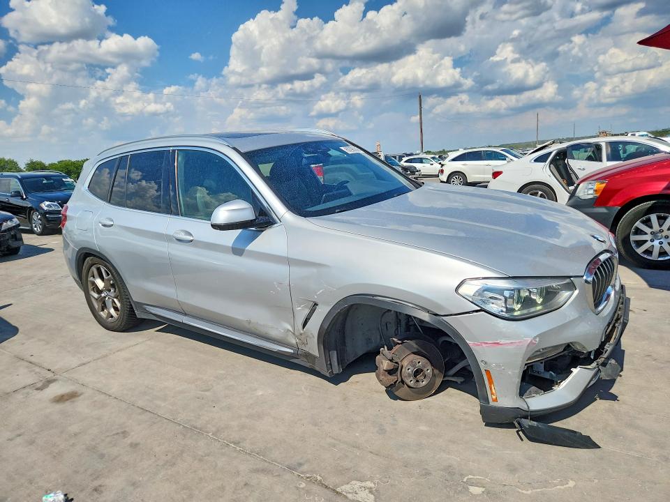 2020 BMW X3 VIN 5UXTY3C0XL9C28981 COPART salvage auction — FRONT END, Tx - Salvage Vehicle Title, sold $6,900 on 2026-07-13 (photo 4)