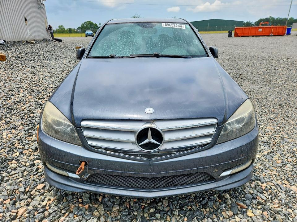 2011 Mercedes-benz C-klasse VIN WDDGF5EB0BA514941 COPART salvage auction — WATER/FLOOD, Ga - Cert Of Title-Flood Salvage, sold $200 on 2026-07-28 (photo 5)