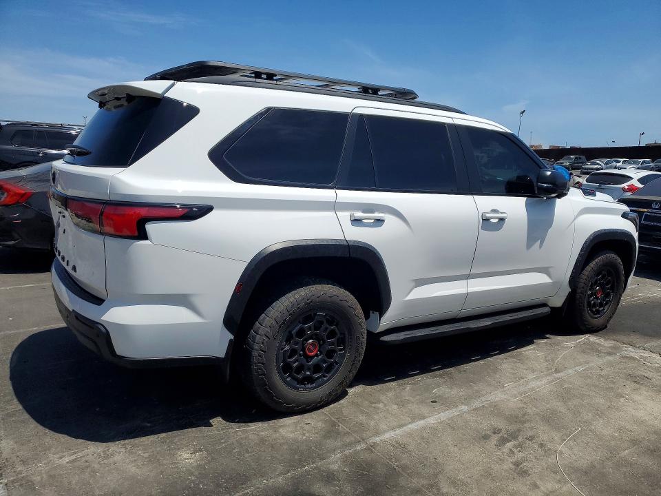 2024 Toyota Sequoia VIN 7SVAAABA7RX038557 COPART salvage auction — FRONT END, Ca - Salvage Certificate (P), sold $26,500 on 2026-07-29 (photo 3)