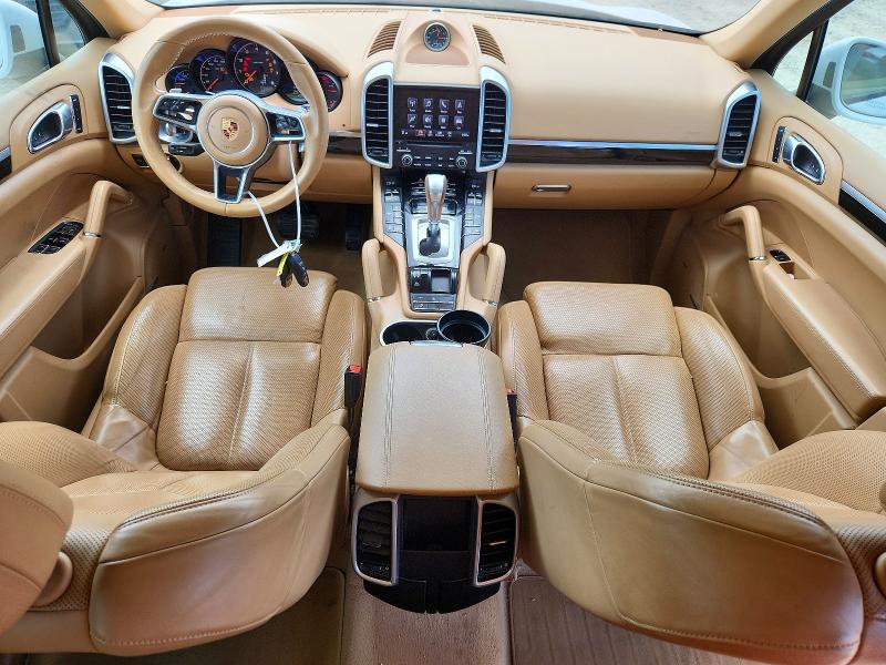 2017 Porsche Cayenne VIN WP1AA2A21HKA85751 COPART salvage auction — MECHANICAL, Va - Cert Of Title - Salvage, sold $2,750 on 2026-07-28 (photo 8)