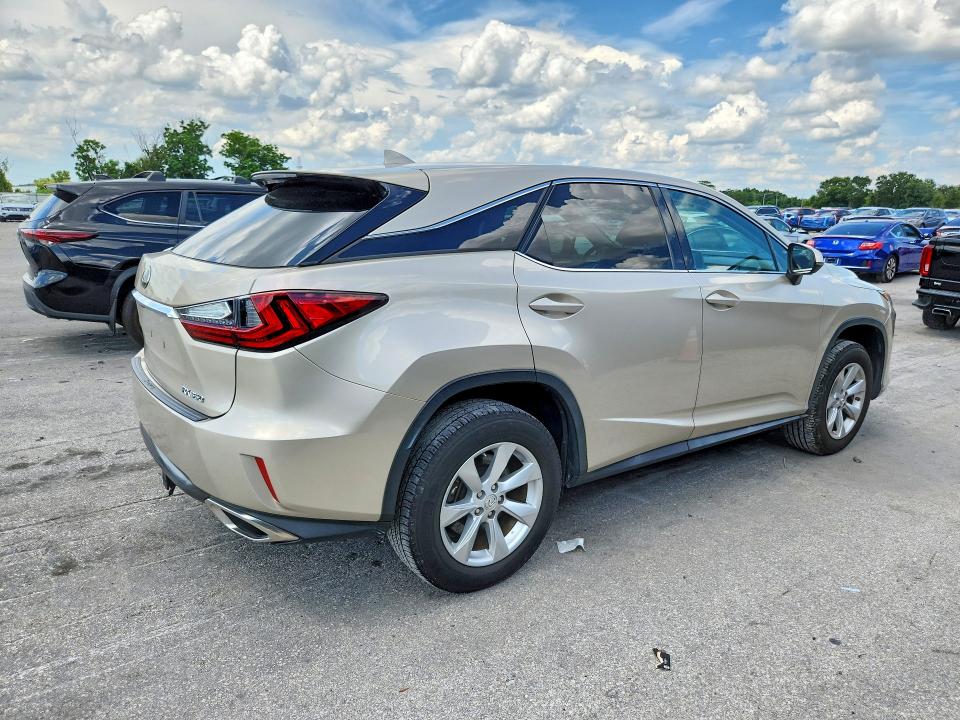 2016 Lexus Rx VIN 2T2ZZMCA2GC018889 COPART salvage auction — MINOR DENT/SCRATCHES, MT - CERTIFICATE OF TITLE, sold $11,400 on 2026-07-24 (photo 3)