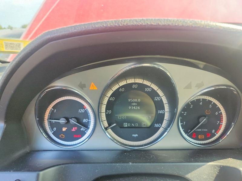 2009 Mercedes-benz C class VIN WDDGF81X89R076197 COPART salvage auction — MECHANICAL, Vt - Certificate Of Title, sold $625 on 2026-07-31 (photo 9)