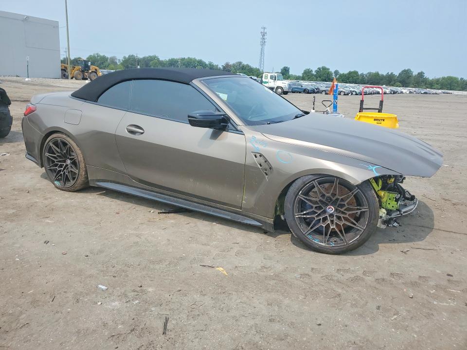 2023 BMW M4 VIN WBS33BA02PCL12269 COPART salvage auction — FRONT END, VA - CERT OF TITLE - SALVAGE, sold $18,700 on 2026-07-29 (photo 4)