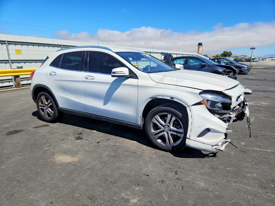 2016 Mercedes-benz Gla-klasse VIN WDCTG4GB1GJ218213 COPART salvage auction — FRONT END, Salvage Title, sold $1,800 on 2026-08-19 (photo 4)