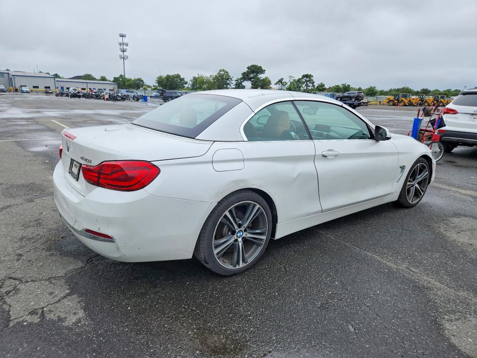 2018 BMW 4er VIN WBA4Z1C50JEC73464 COPART salvage auction — FRONT END, Ny - Mv-907A Salvage Certificate, sold $5,800 on 2026-08-07 (photo 3)