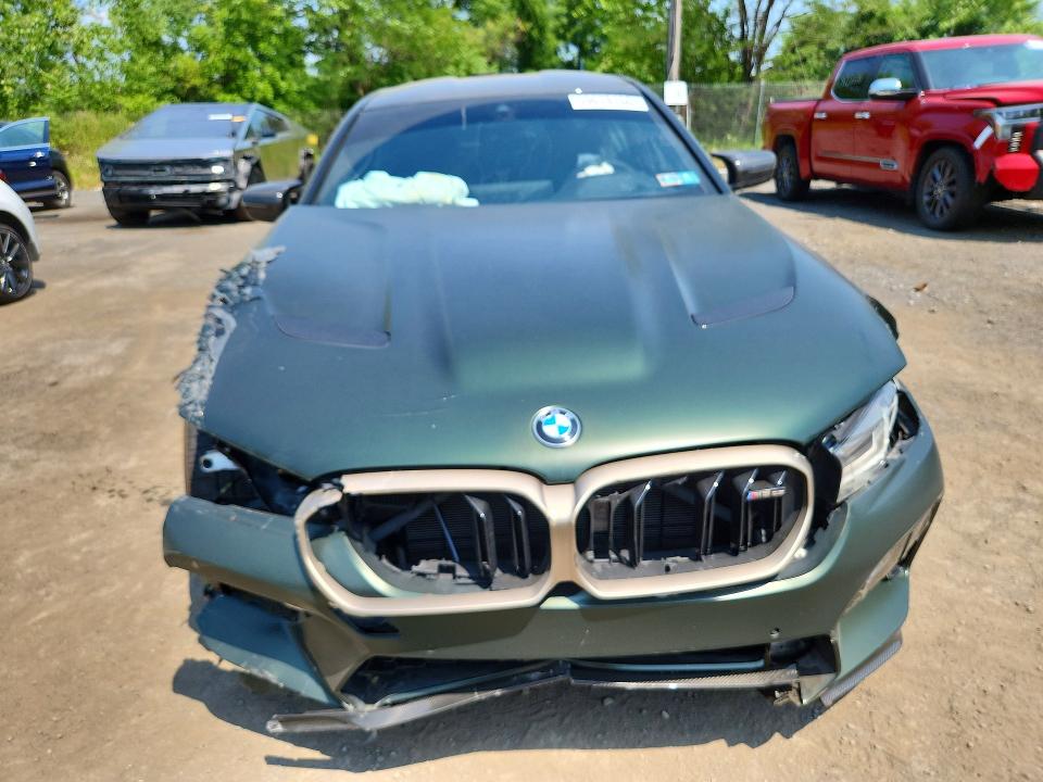 2022 BMW M5 VIN WBS73CH03NCK24583 COPART salvage auction — FRONT END, NJ - CERT OF TITLE-SALVAGE, sold $48,750 on 2026-07-30 (photo 5)