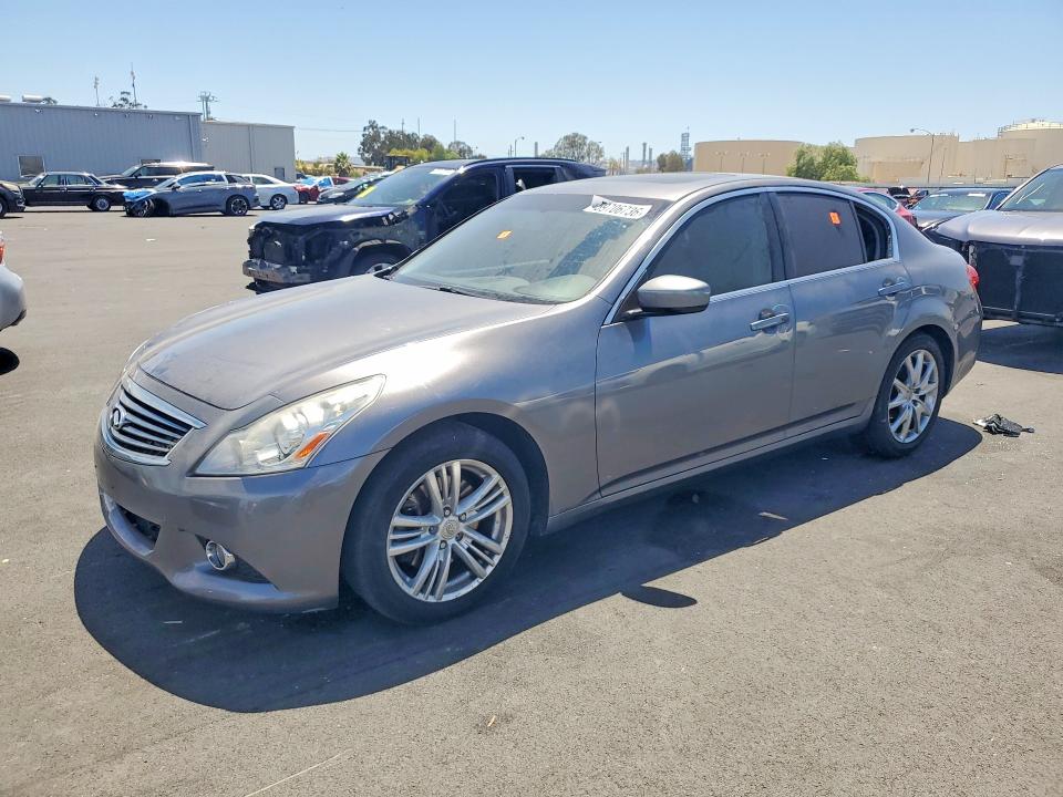 2013 Infiniti G VIN JN1CV6AP3DM306916 COPART salvage auction — VANDALISM, CA - SALVAGE CERTIFICATE, sold $3,100 on 2026-07-15 (photo 1)