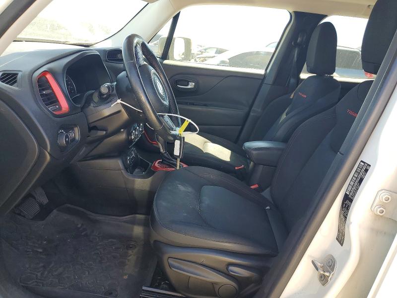 2015 Jeep Renegade VIN ZACCJBCT0FPC12427 COPART salvage auction — FRONT END, Ca - Salvage Certificate, sold $1,800 on 2026-08-06 (photo 7)