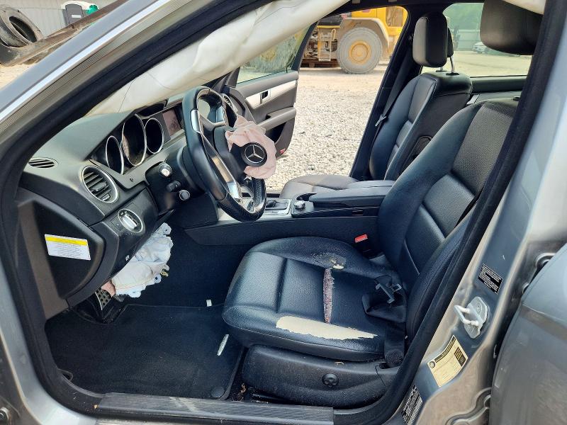 2014 Mercedes-benz C class VIN WDDGF8ABXER305624 COPART salvage auction — FRONT END, OH - CERT OF TITLE-SALVAGE, sold $150 on 2026-07-28 (photo 7)